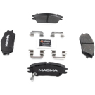 1987 Hyundai Excel Brake Pad Set 1