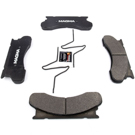 1987 Ford F Series Trucks Brake Pad Set 3