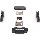 1987 Volvo 740 Brake Pad Set 3