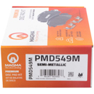 1993 Nissan NX Brake Pad Set 2