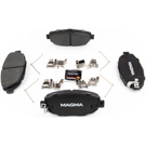 2000 Lexus SC300 Brake Pad Set 6