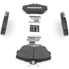 1996 Ford Thunderbird Brake Pad Set 3