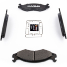 1992 Am-General Hummer Brake Pad Set 3