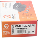 Magma PMD667AM Brake Pad Set 2
