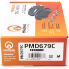 2000 Ford F Series Trucks Brake Pad Set 2