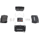2000 Mitsubishi Montero Sport Brake Pad Set 6