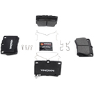 2000 Mitsubishi Montero Sport Brake Pad Set 1