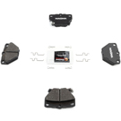 2000 Toyota Celica Brake Pad Set 2