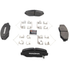 2003 Honda Accord Brake Pad Set 1