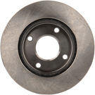 2011 Nissan Versa Brake Rotor 3