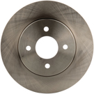 2017 Nissan Versa Note Brake Rotor 1