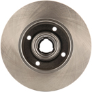 1987 Volkswagen Golf Brake Rotor and Hub Assembly 3