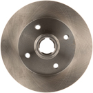 1987 Volkswagen Golf Brake Rotor and Hub Assembly 1