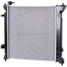 BuyAutoParts Hyundai Radiator 19-09399AN