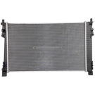 2003 Mercedes Benz CLK500 Radiator 2