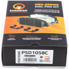 2012 Dodge Challenger Brake Pad Set 4