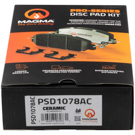 2015 Subaru Legacy Brake Pad Set 4
