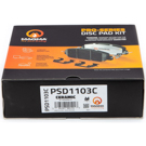 2012 Honda Ridgeline Brake Pad Set 4