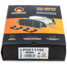 2007 Hummer H3 Brake Pad Set 4