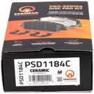 2012 Toyota Prius C Brake Pad Set 4