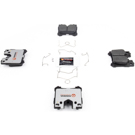 2012 Lexus LS460 Brake Pad Set 1