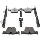 2012 Mercedes Benz CL63 AMG Brake Pad Set 2