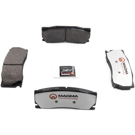 2010 Jaguar XKR Brake Pad Set 6
