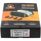 2012 Tesla S Brake Pad Set 5