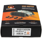 2017 Bmw 640i Brake Pad Set 4