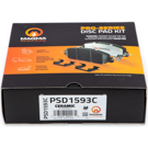 Magma PSD1593C Brake Pad Set 4