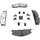 2015 Lincoln MKT Brake Pad Set 2