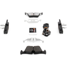 2017 Bmw 330e Brake Pad Set 2