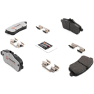 2017 Mercedes Benz GLS450 Brake Pad Set 3