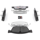 2012 Mercedes Benz ML550 Brake Pad Set 2