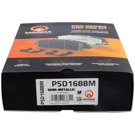 2017 Mercedes Benz S550e Brake Pad Set 4