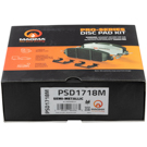 2017 Chevrolet Corvette Brake Pad Set 4