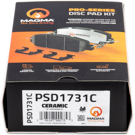 2017 Mitsubishi Mirage Brake Pad Set 4