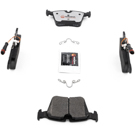 2017 Mercedes Benz C350e Brake Pad Set 2
