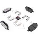 2017 Gmc Acadia Brake Pad Set 3