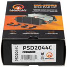 2017 Hyundai Azera Brake Pad Set 4
