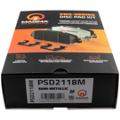 2021 Subaru WRX STI Brake Pad Set 5