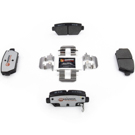 2019 Mitsubishi Eclipse Cross Brake Pad Set 1