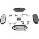 2021 Mazda 3 Brake Pad Set 1