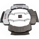 1986 Ford B700 Brake Pad Set 3