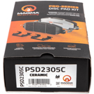2021 Lexus IS350 Brake Pad Set 4