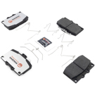 1990 Mazda RX-7 Brake Pad Set 1