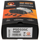 1987 Mercedes Benz 190E Brake Pad Set 5