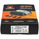 1987 Ford Thunderbird Brake Pad Set 4