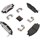 1987 Hyundai Excel Brake Pad Set 3