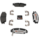 1987 Hyundai Excel Brake Pad Set 6